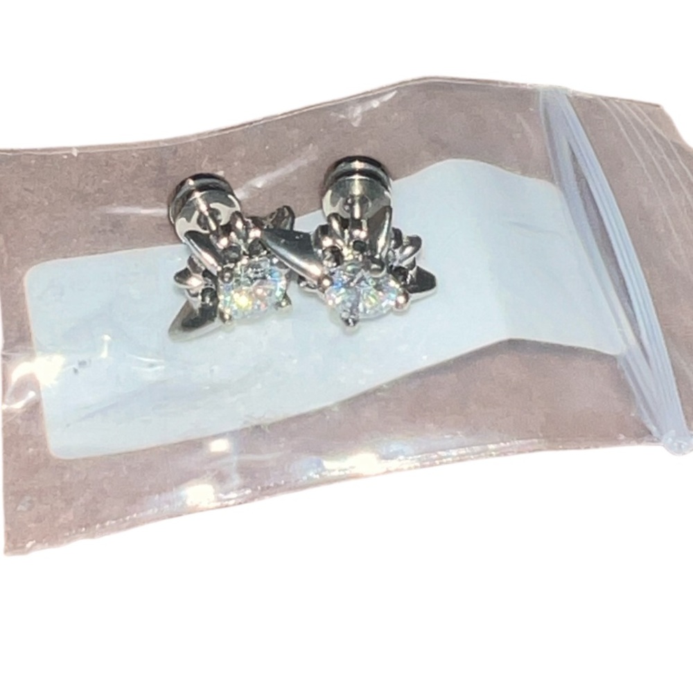 Silver Star Earrings